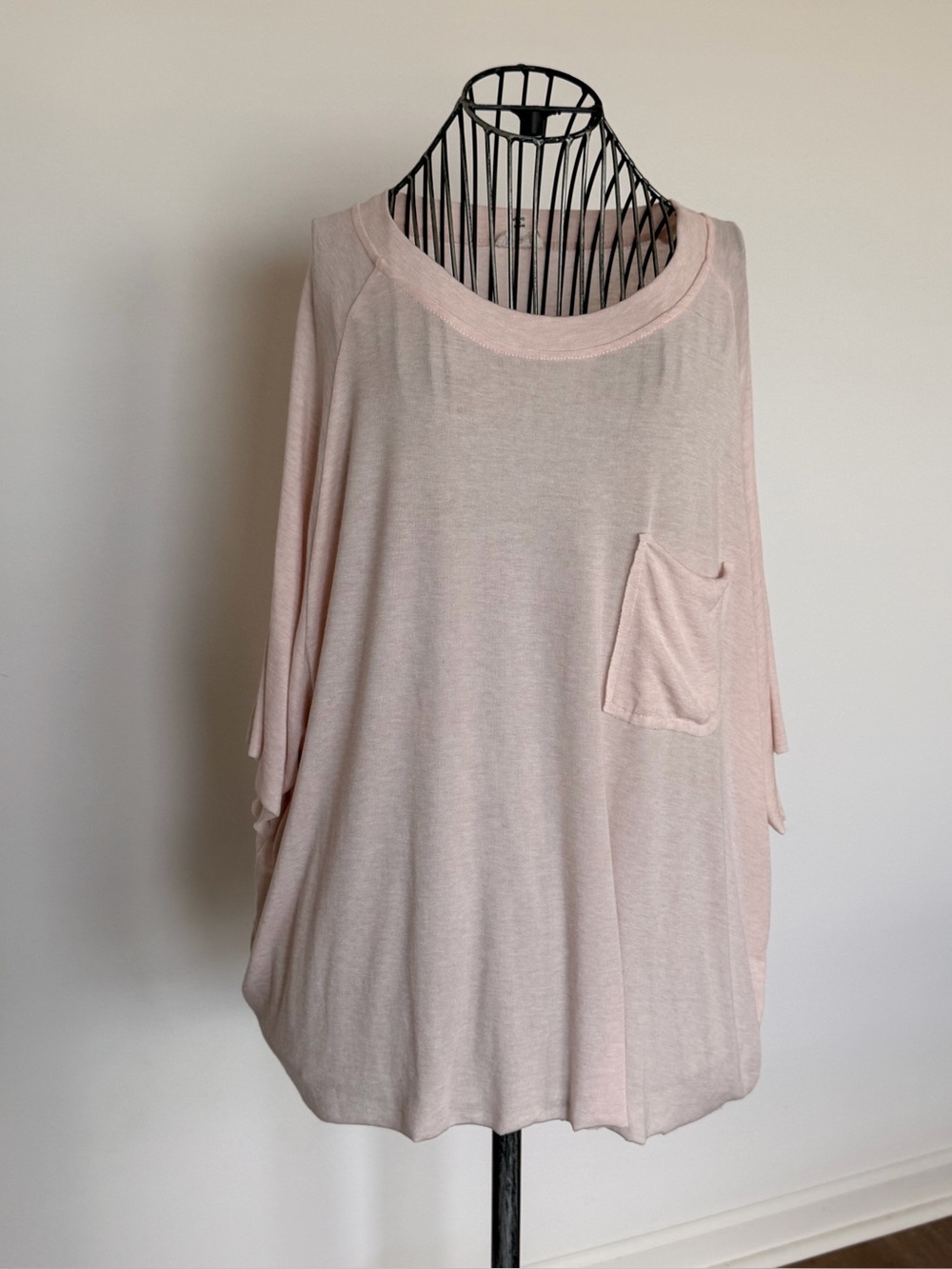 POL Pale Blush Short Sleeve Pocket Tee